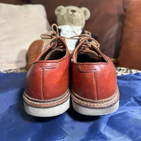 RED WING 8001 Work Oxford Round Toe Aurorasset Size 10.5 made in the USA - Picture 6 of 12